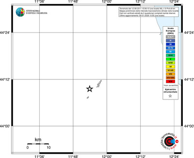 Mappa EMS - territori località