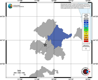 Mappa MCS - territori comuni