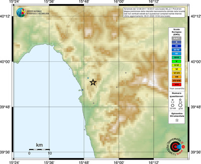 Mappa EMS - località
