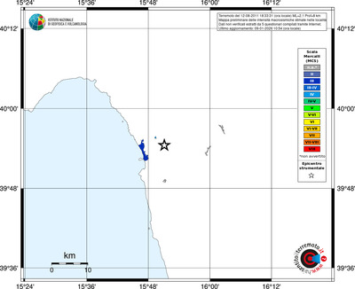 Mappa MCS - territori località