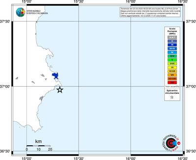 Mappa EMS - territori località