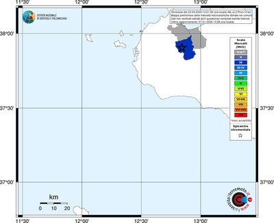 Mappa MCS - territori comuni