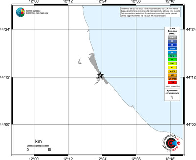 Mappa EMS - territori località
