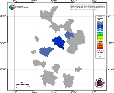Mappa MCS - territori comuni