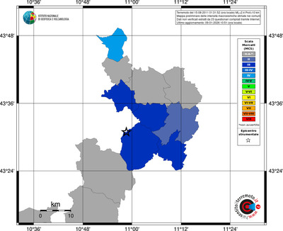 Mappa MCS - territori comuni