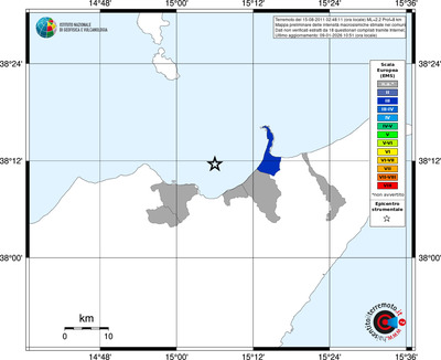 Mappa EMS - territori comuni
