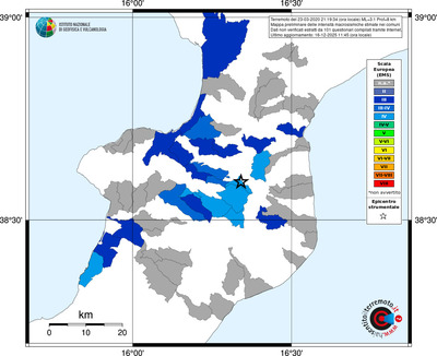 Mappa EMS - territori comuni