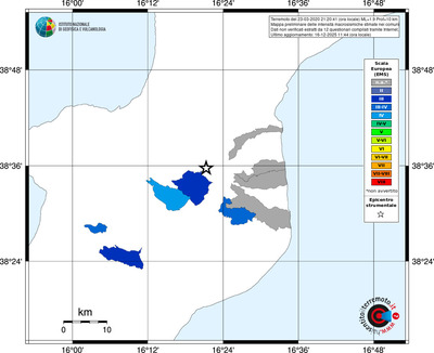 Mappa EMS - territori comuni