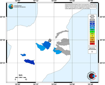 Mappa MCS - territori comuni