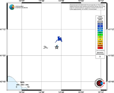 Mappa EMS - territori località