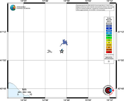Mappa MCS - territori località