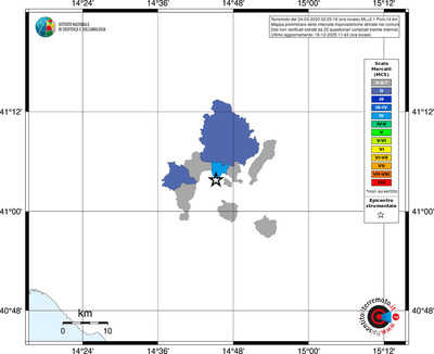 Mappa MCS - territori comuni