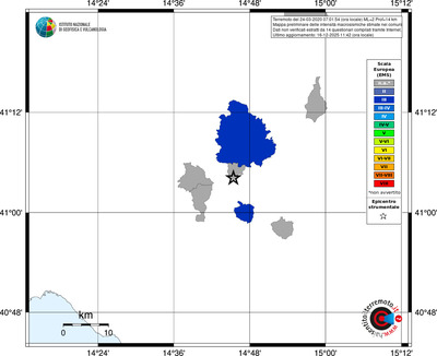 Mappa EMS - territori comuni