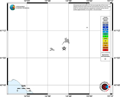 Mappa MCS - territori località