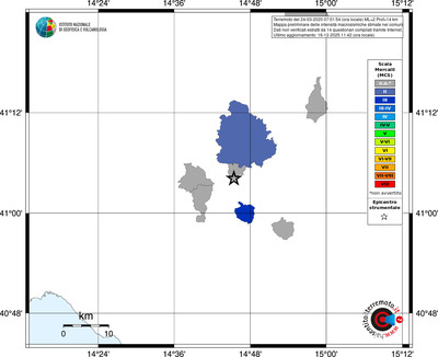 Mappa MCS - territori comuni