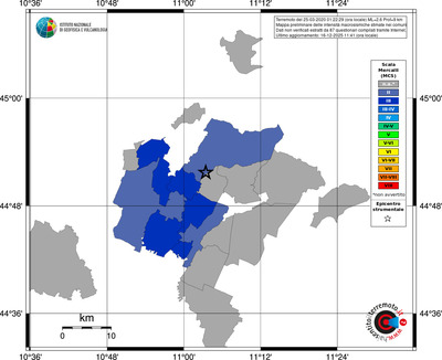Mappa MCS - territori comuni