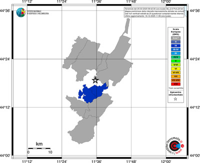 Mappa EMS - territori comuni