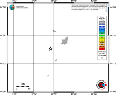 Mappa MCS - territori località