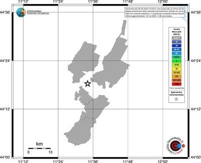 Mappa MCS - territori comuni