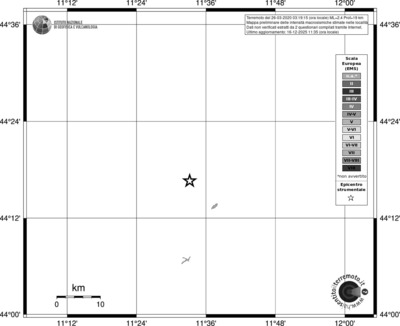 Mappa EMS - territori località