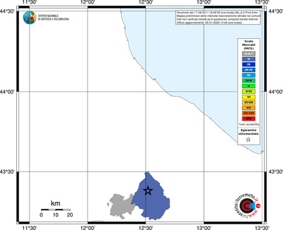 Mappa MCS - territori comuni