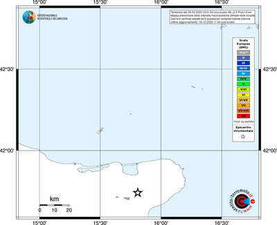 Mappa EMS - territori località