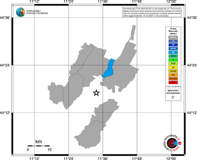 Mappa MCS - territori comuni