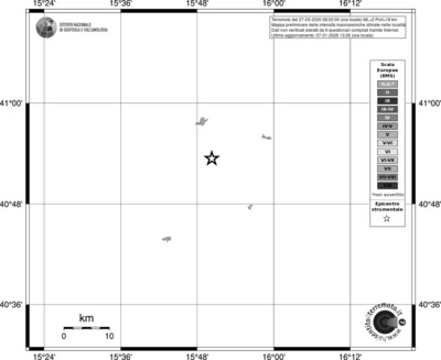Mappa EMS - territori località