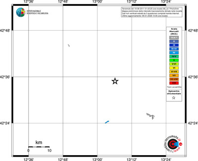 Mappa MCS - territori località