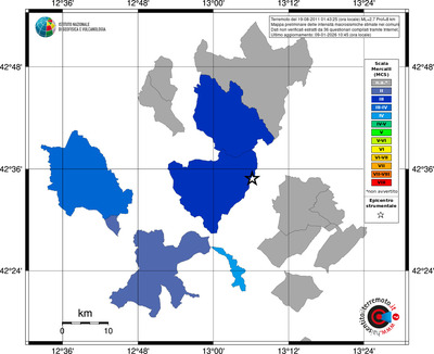 Mappa MCS - territori comuni