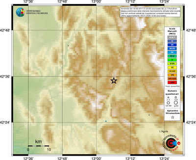 Mappa MCS - località