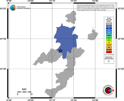 Mappa MCS - territori comuni