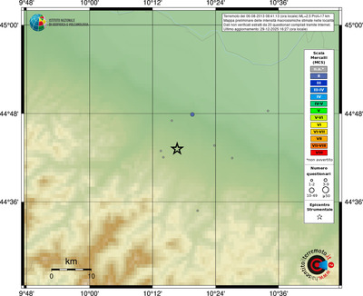 Mappa MCS - località
