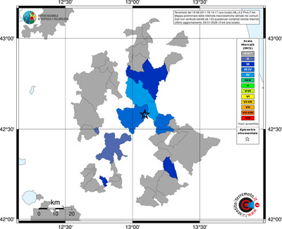 Mappa MCS - territori comuni