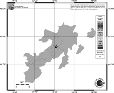 Mappa EMS - territori comuni