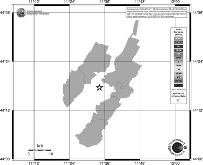 Mappa EMS - territori comuni