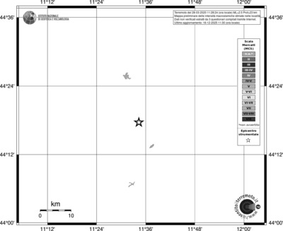 Mappa MCS - territori località