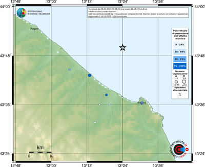 Mappa comuni con almeno 3 questionari