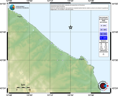 Mappa comuni con almeno 3 questionari