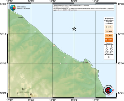 Mappa comuni con almeno 3 questionari