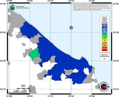 Mappa EMS - territori comuni