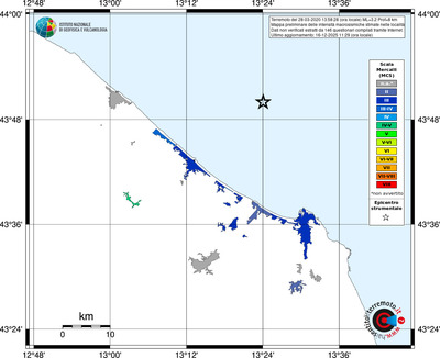 Mappa MCS - territori località