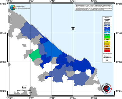 Mappa MCS - territori comuni