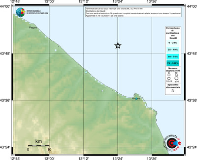 Mappa comuni con almeno 3 questionari