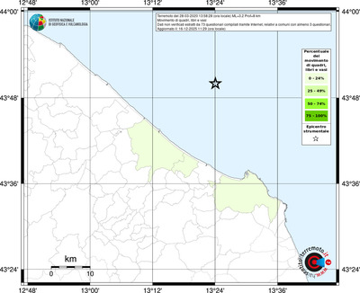 Mappa territorio comunale con almeno 3 questionari