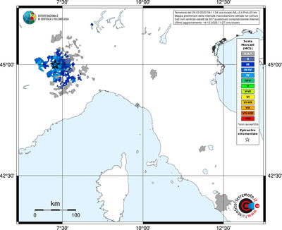 Mappa MCS - territori comuni