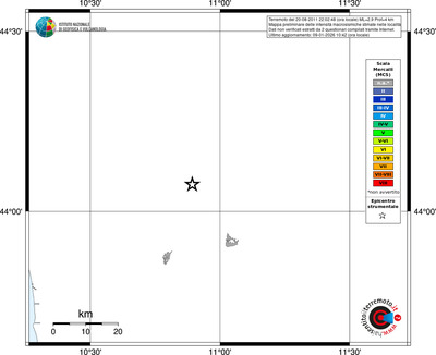 Mappa MCS - territori località