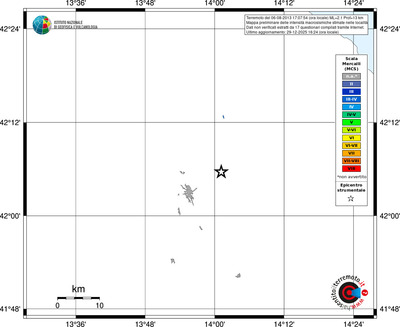 Mappa MCS - territori località