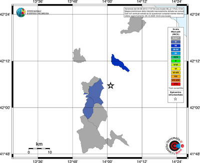 Mappa MCS - territori comuni