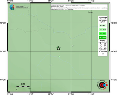 Mappa comuni con almeno 3 questionari